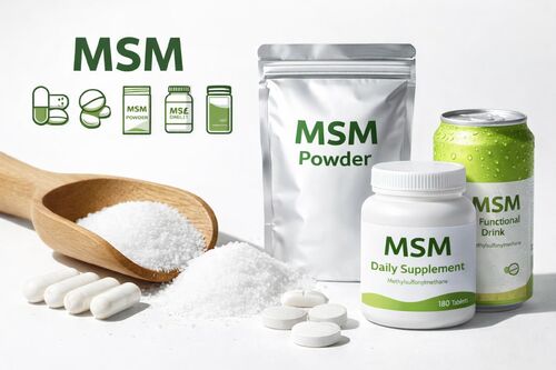 Laatste bedrijfscasus over MSM-poeder: een veelzijdig ingrediënt voor supplementen, functionele dranken en persoonlijke verzorging