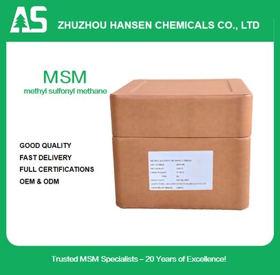Top-Grade MSM from Zhuzhou Hansen – Promotes Healthy Joints, Skin, and Hair with ≥99.9% Purity